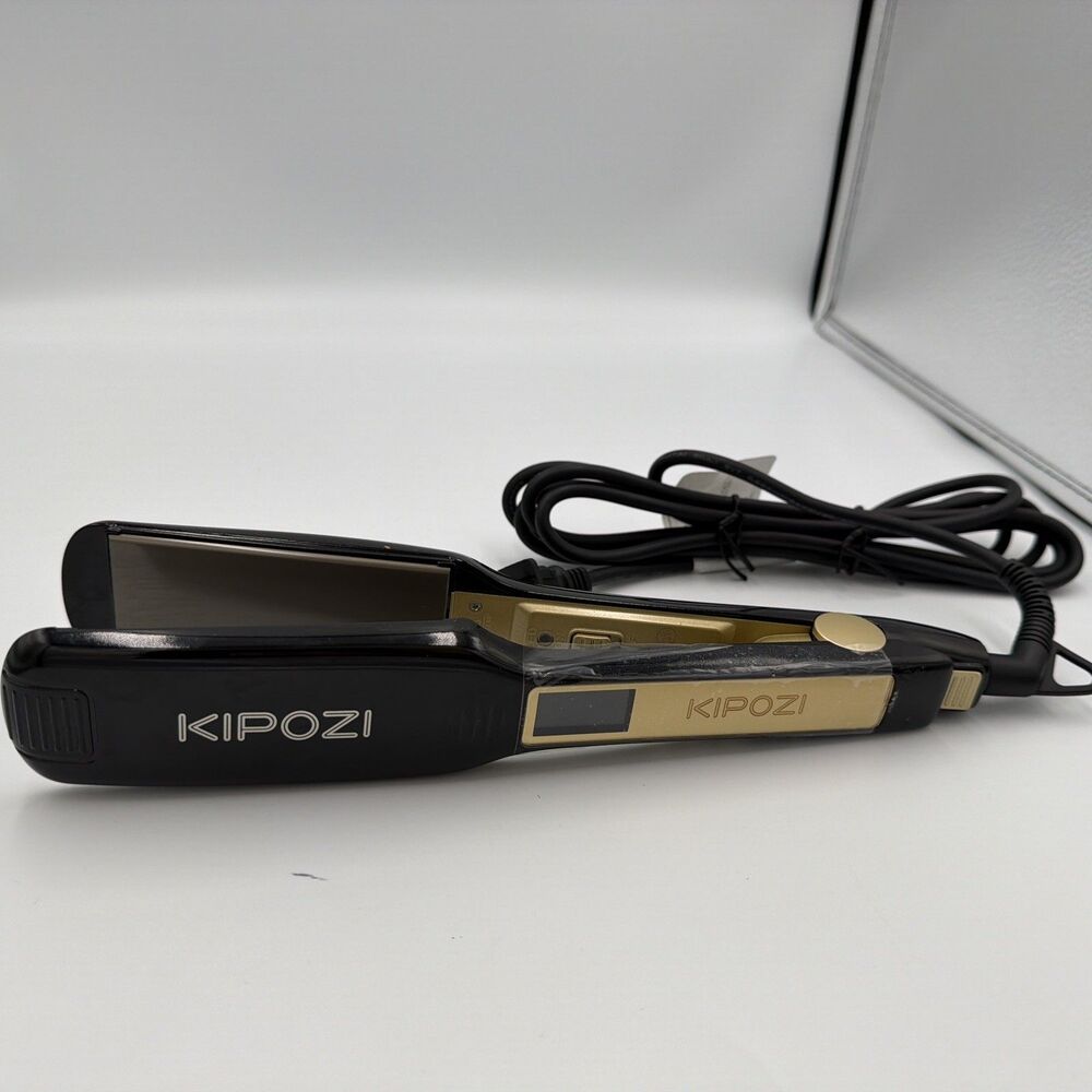 Kipozi Professional Hair Straightener 1.75” Titanium Flat Iron Dual Voltage K139